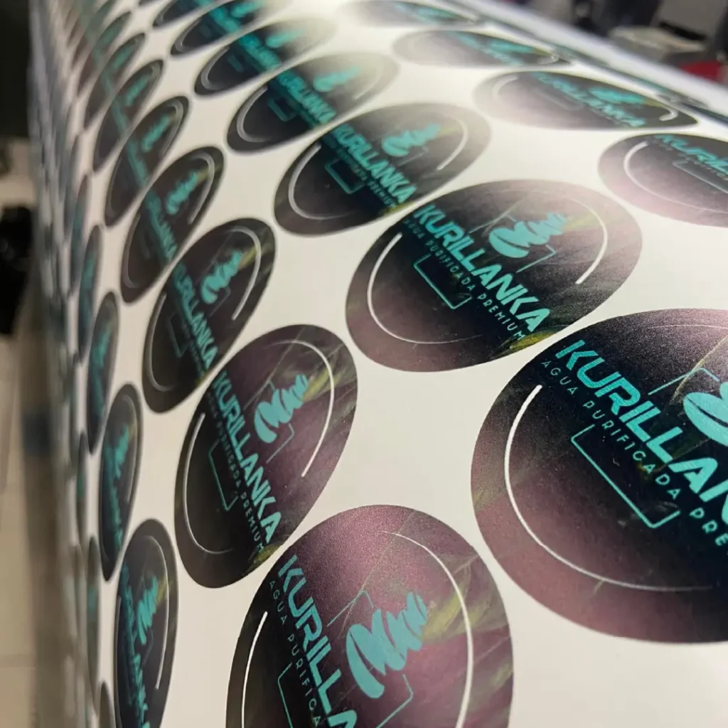 sticker normal o transparente